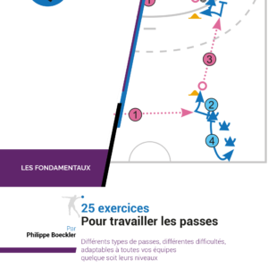 Cahier de 25 exercices de Handball pour travailler la passe